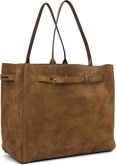 Голяма пазарска чанта Tom Ford Tom Ford Audrey Large Suede Tote Кафяво | L1823-LCL068X, 1