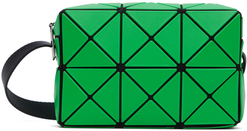 Чанта през рамо BAO BAO ISSEY MIYAKE Geometric Pattern Cuboid Crossbody Bag Зелено | BB48AG661