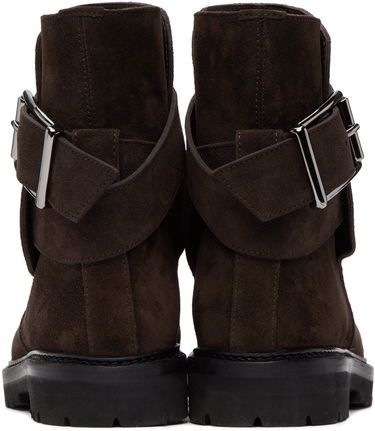 Облекло Manolo Blahnik Manolo Blahnik Hather Suede Ankle Boots Кафяво | 323-2540-0005, 1