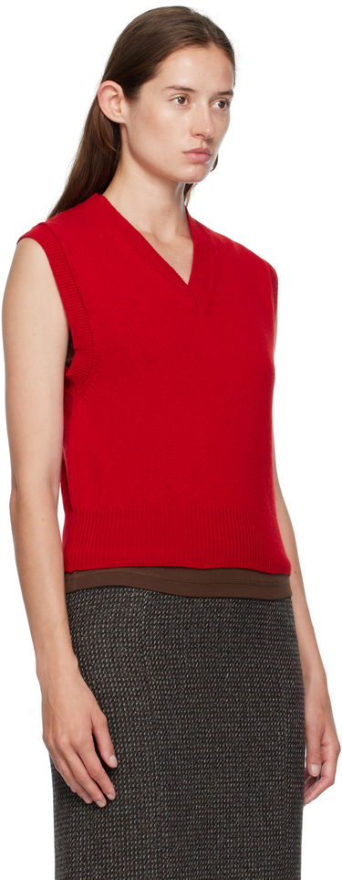 Жилетка &Daughter &Daughter Athea Knit Vest Червено | HKN03912, 1