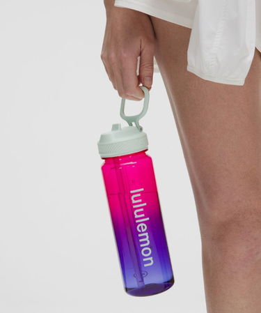 Бутилки за пиене lululemon Back to Life 710ml Water Bottle with Straw Розово | prod11870448, 3