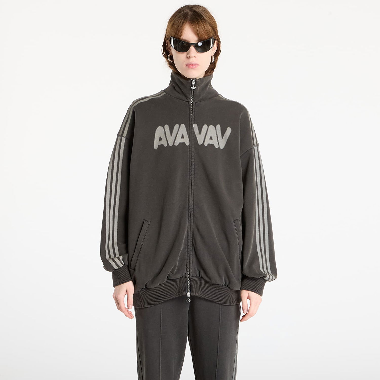 Суитчър adidas Originals AVAVAV Terry Terry Track Top Сиво | JZ3025, 0