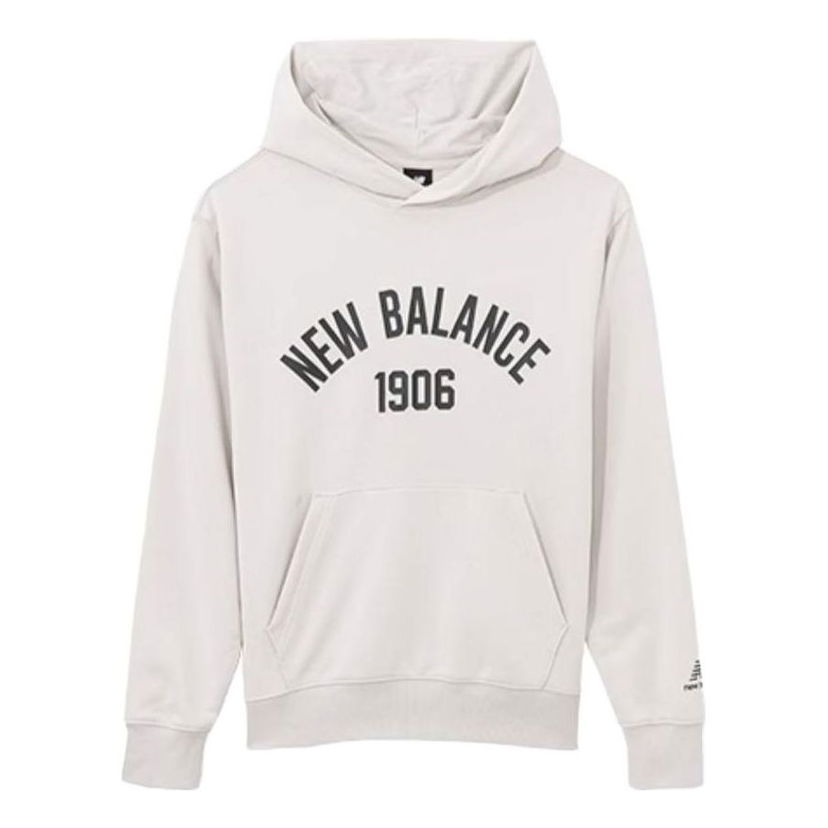 Суитчър New Balance Essentials Varsity Hoodie Бяло | MT33553-MBM