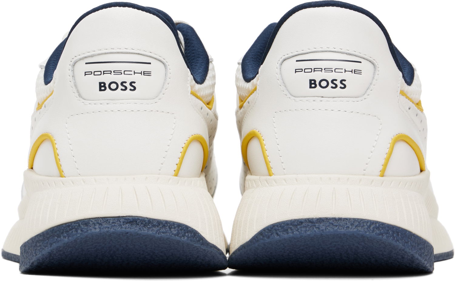 Грижа за обувките BOSS Porsche Edition Perforated-Leather Бяло | 50536522, 1