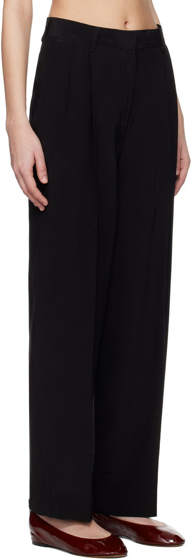 Панталони TOTEME TOTEME Double-Pleat Straight Trousers Черно | 252-WRB0289-FB0378, 1
