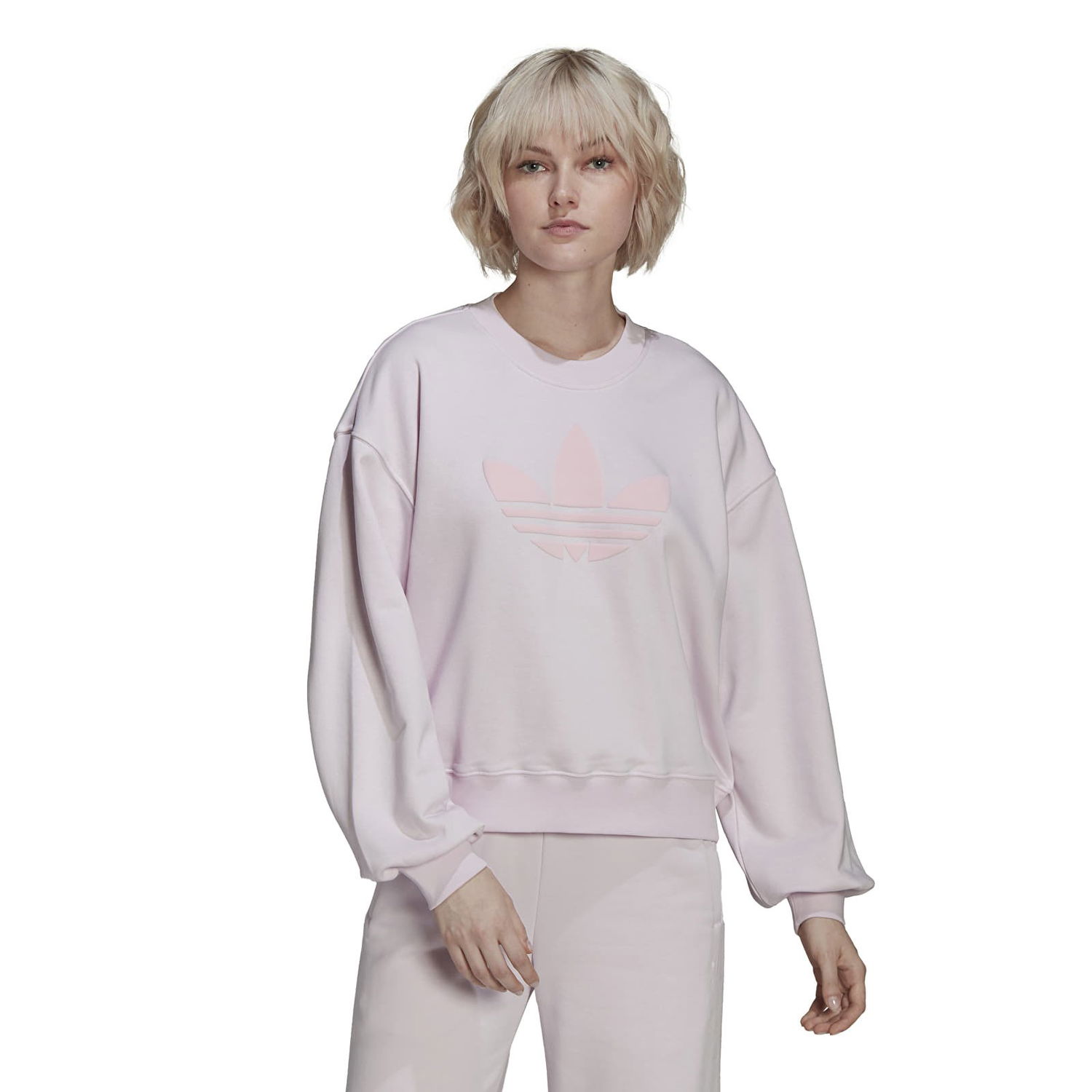 Суитчър adidas Originals Crewneck Розово | HU1604, 0