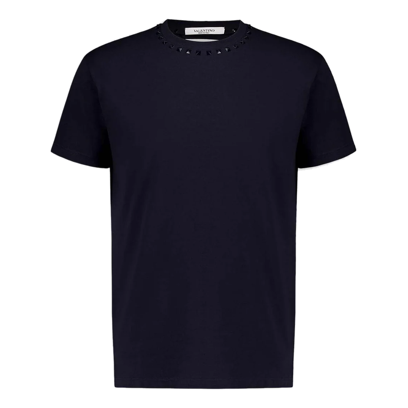 Тениска Valentino Rockstud T-Shirt Синьо | 4V3MG08X959598