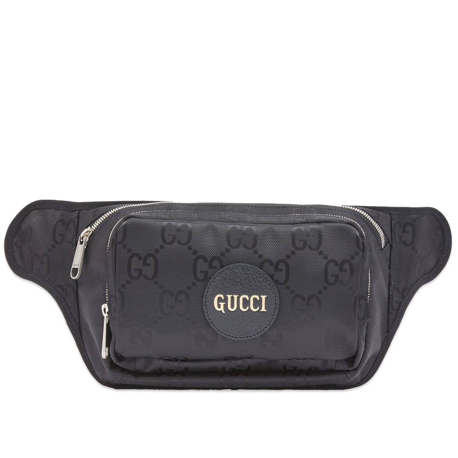 Чанта за кръста Gucci Nylon Logo Waist Bag Black Черно | 739376-H9HBN-1000, 0