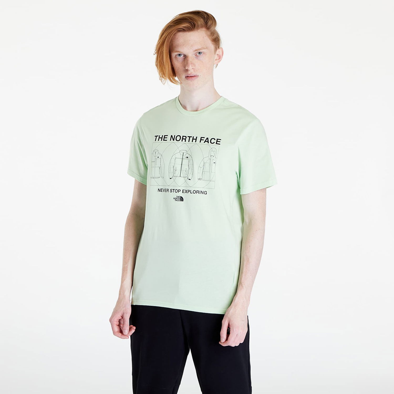 Тениска The North Face Coordinates Tee 2 Зелено | NF0A7X2I6S01, 0