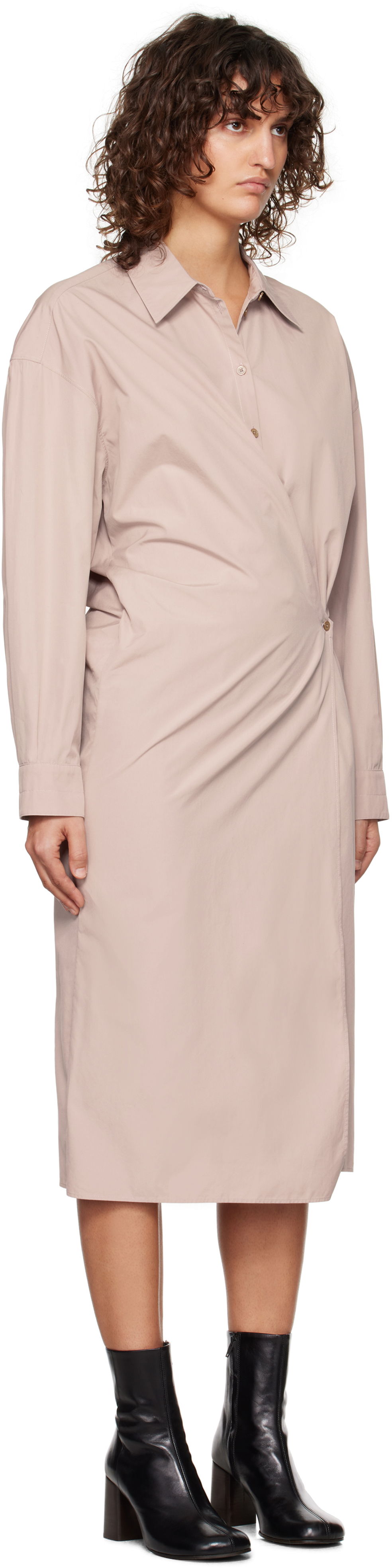Pокля LEMAIRE Lemaire Midi Dress Розово | DR1092 LF839, 1