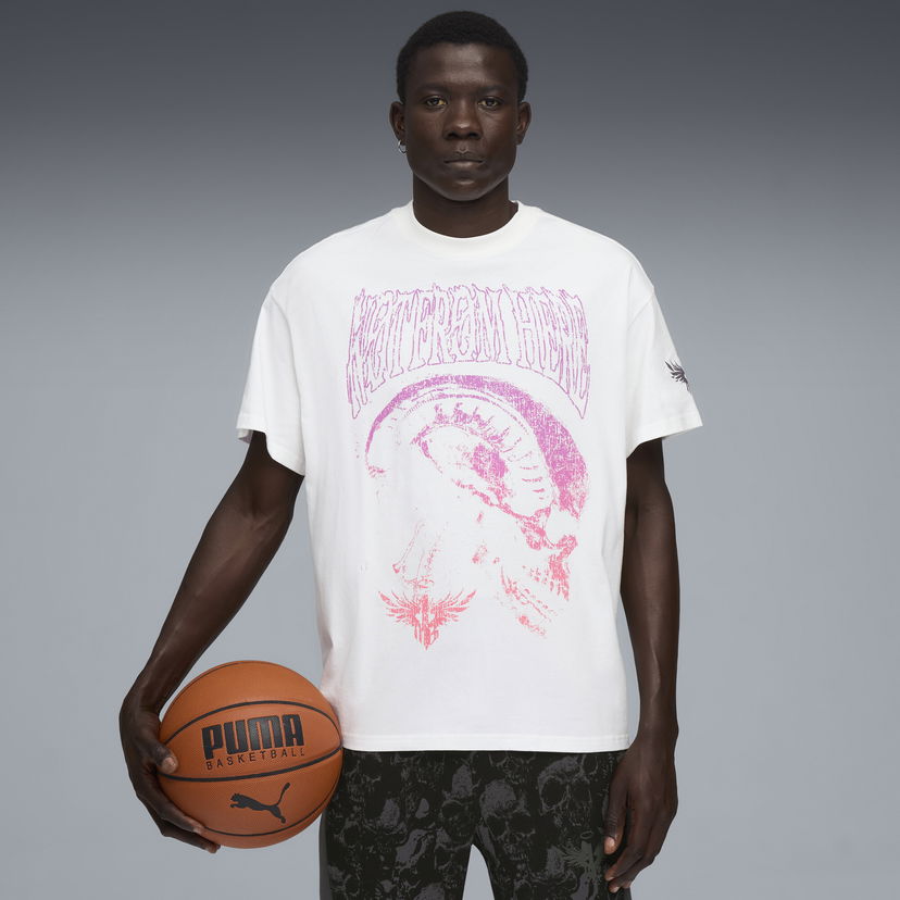 Тениска Puma LaMelo World Tour-nament I T-Shirt Бяло | 632372_01