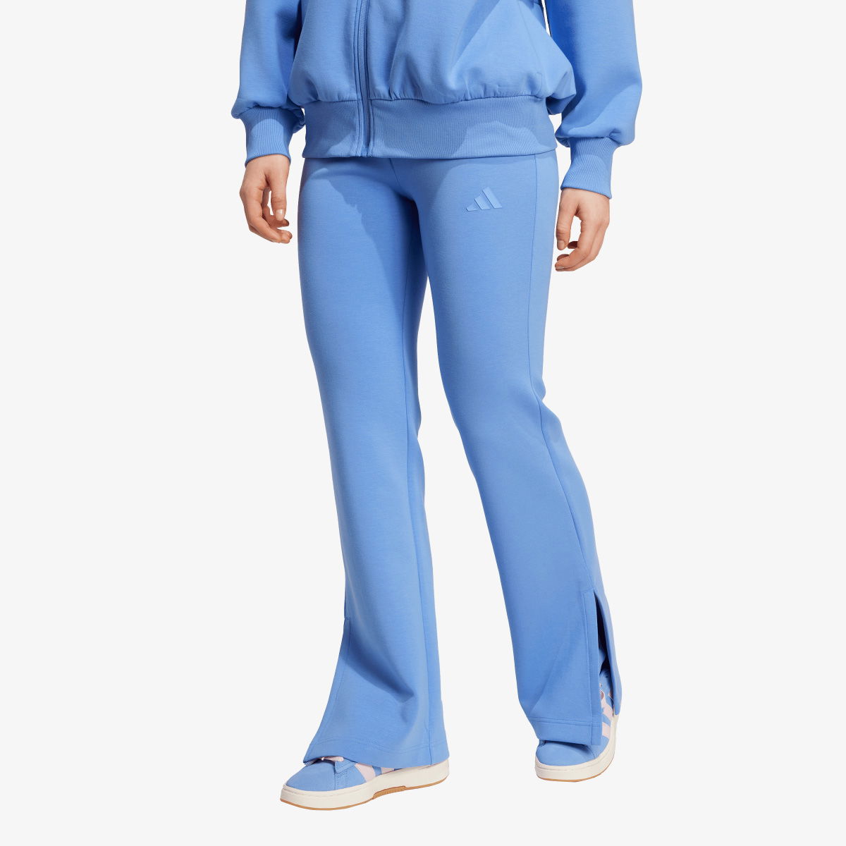 Панталони adidas Performance ALL SZN Soft Lux Flared Pants Синьо | JV9881, 1