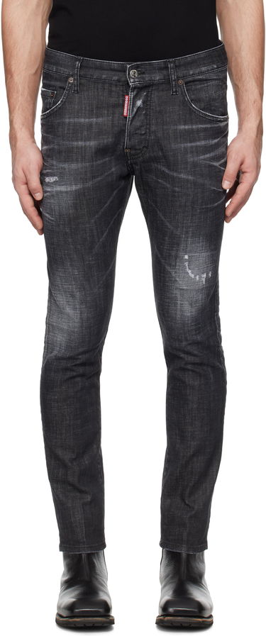 Дънки DSQUARED2 Dsquared2 Easy Wash Skater Jeans Черно | S74LB1617_S30357, 0