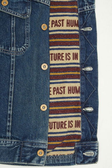 Blanket Lined Denim Work Jacket, 4