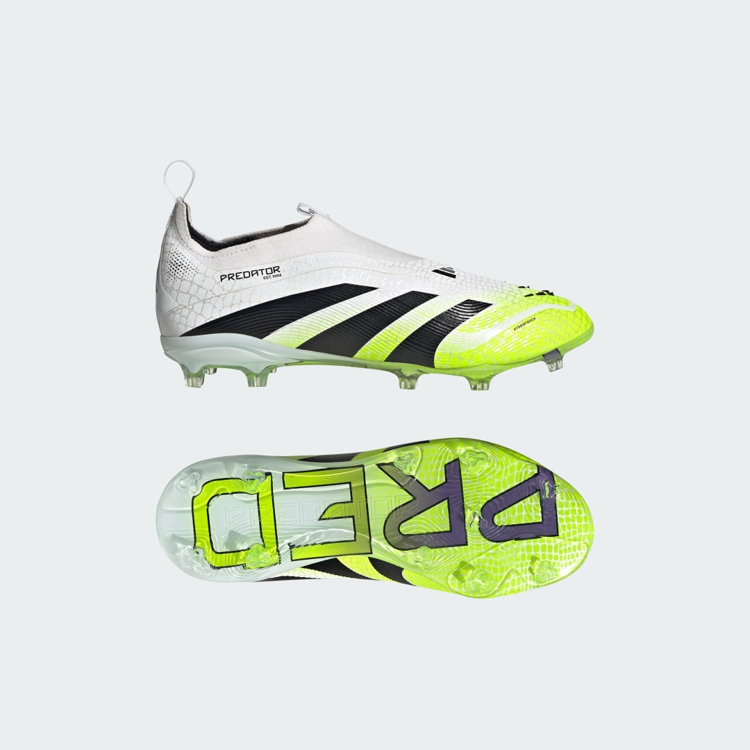 Кецове и обувки adidas Performance Predator Elite Laceless Firm Ground Boots Бяло | JP9912, 0