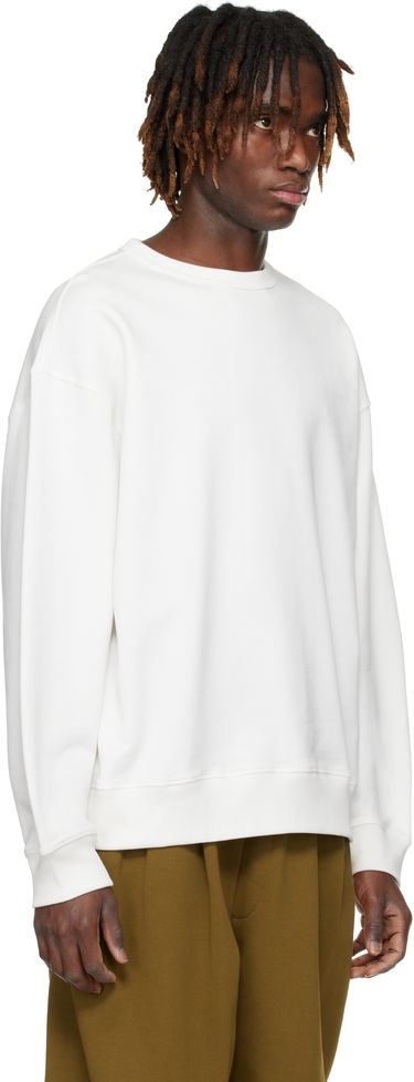 Пуловер Dries Van Noten Dries Van Noten Dropped Shoulders Sweatshirt Бяло | 251-021152-1610, 1
