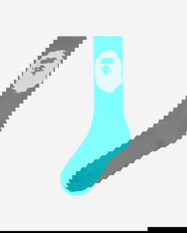 Чорапи BAPE Big Ape Head Socks Зелено | 1G30 183 003 GREEN, 3