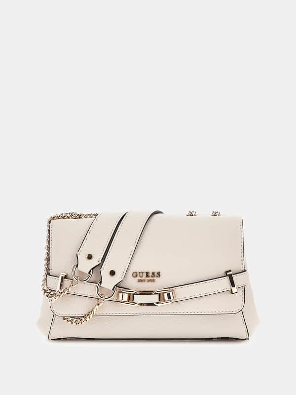 Дамска чанта GUESS Chain Strap Crossbody Bag Бежово | HWBG9527210, 0