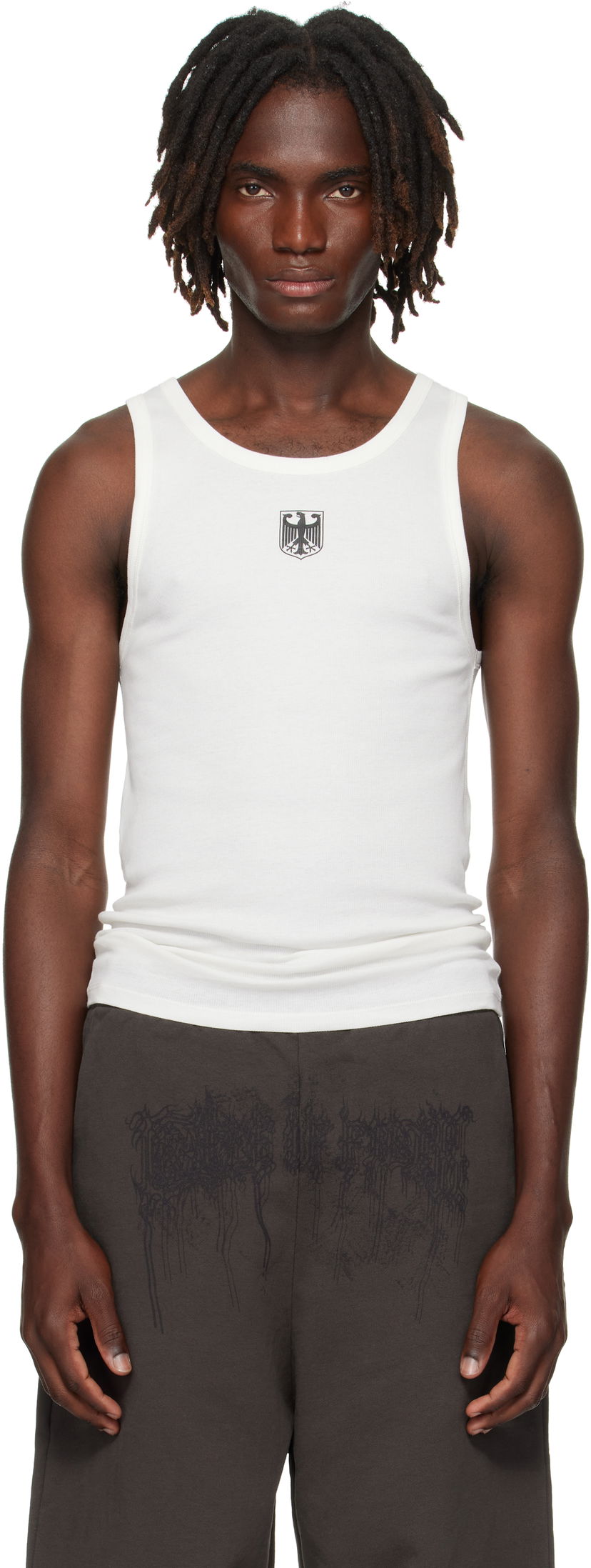 Потник VETEMENTS VETEMENTS Eagle Tank Top Бяло | MH76TT320W