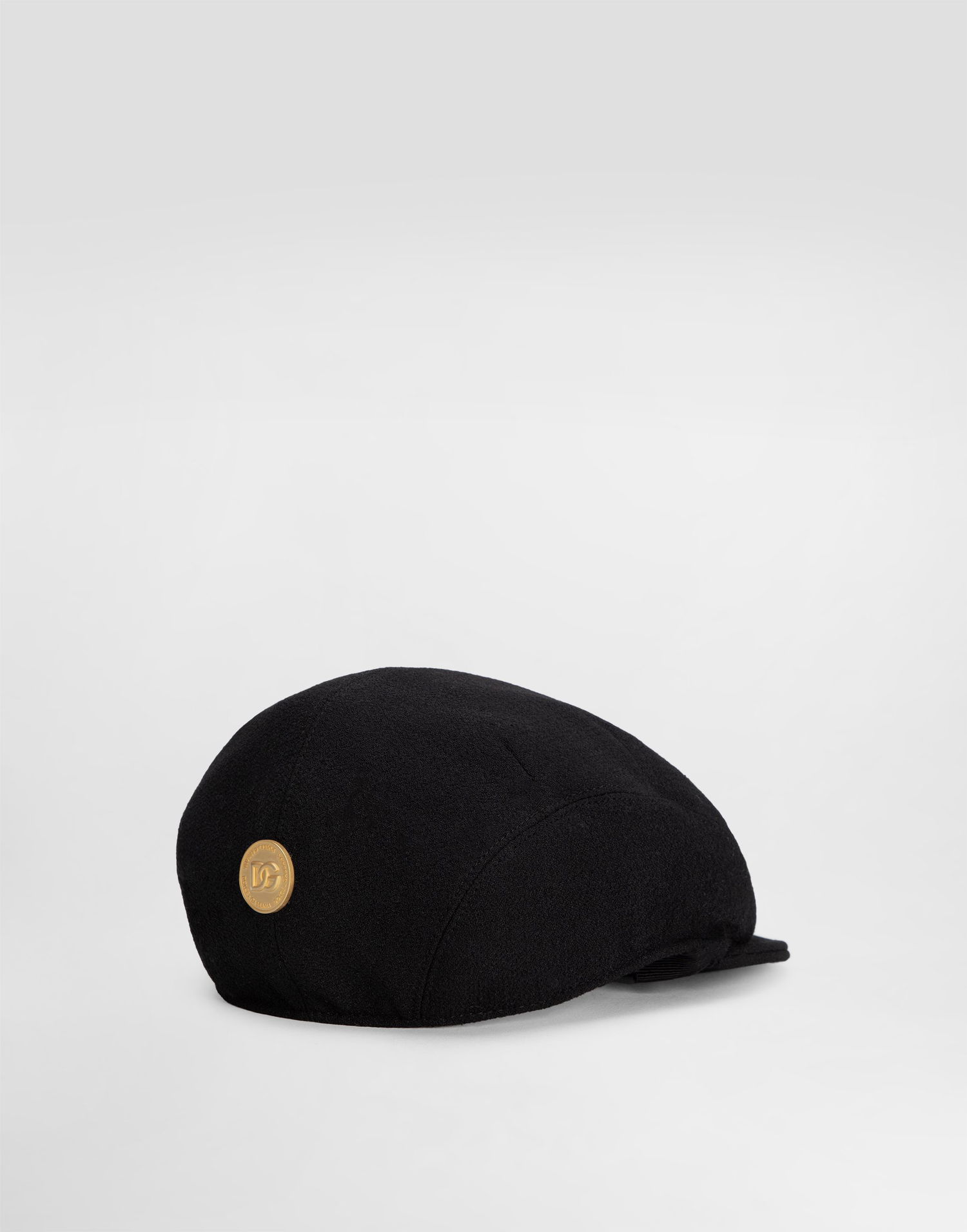 Шапка с козирка Dolce & Gabbana Dolce & Gabbana Wool Crepe Cap With DG Coin Черно | FH665AGDDDNN0000, 1