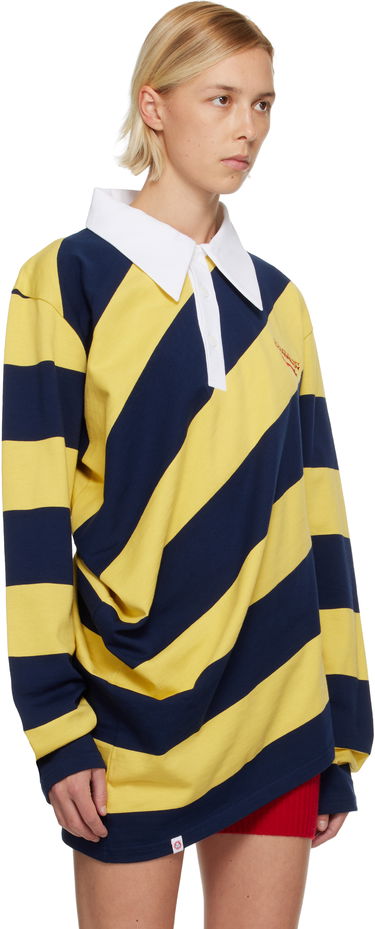 Поло тениска Charles Jeffrey Loverboy Charles Jeffrey LOVERBOY Topsy Turvy Long-Sleeve Rugby Polo Shirt Многоцветен | 52081601, 1