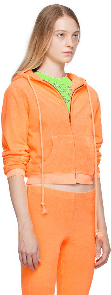 Суитчър ERL Cropped Zip Hoodie Оранжево
 | ERL06T110, 1