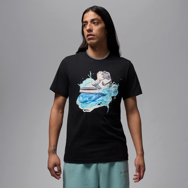 Тениска Jordan Jordan Flight Essentials AJ1 Short Sleeve T-Shirt Черно | IB3355-010, 4