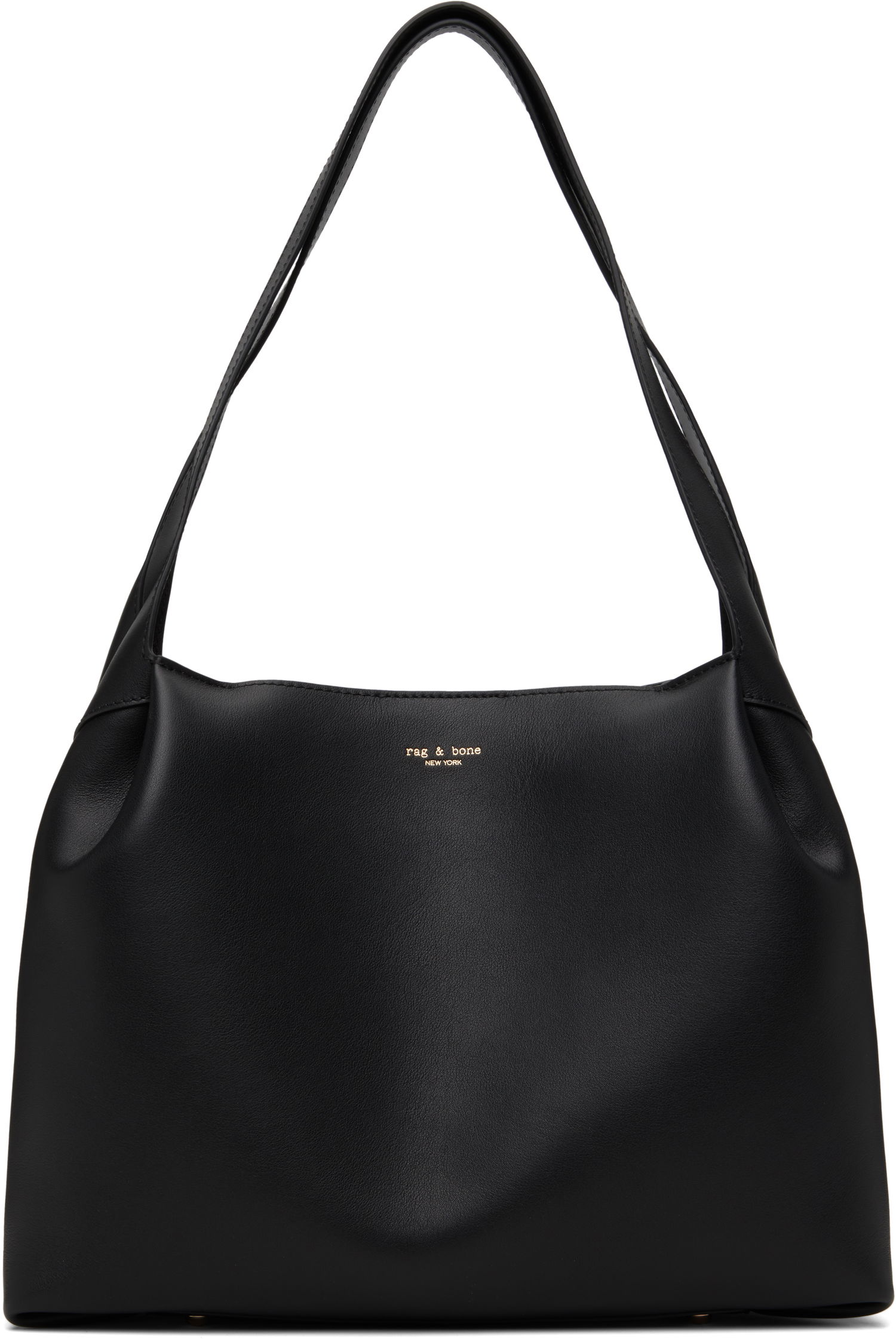 Дамска чанта rag & bone Rag & Bone Slade Calf Leather Tote Bag Черно | LE101123, 0