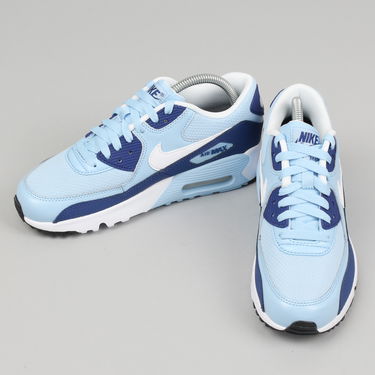 Кецове и обувки Nike Air Max 90 Mesh GS Синьо | 833340-401, 2