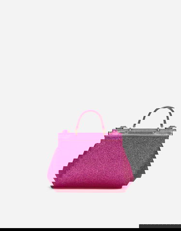 Дамска чанта Dolce & Gabbana Mini Sicily Fabric Handbag Розово | EB0003AA74580422, 3