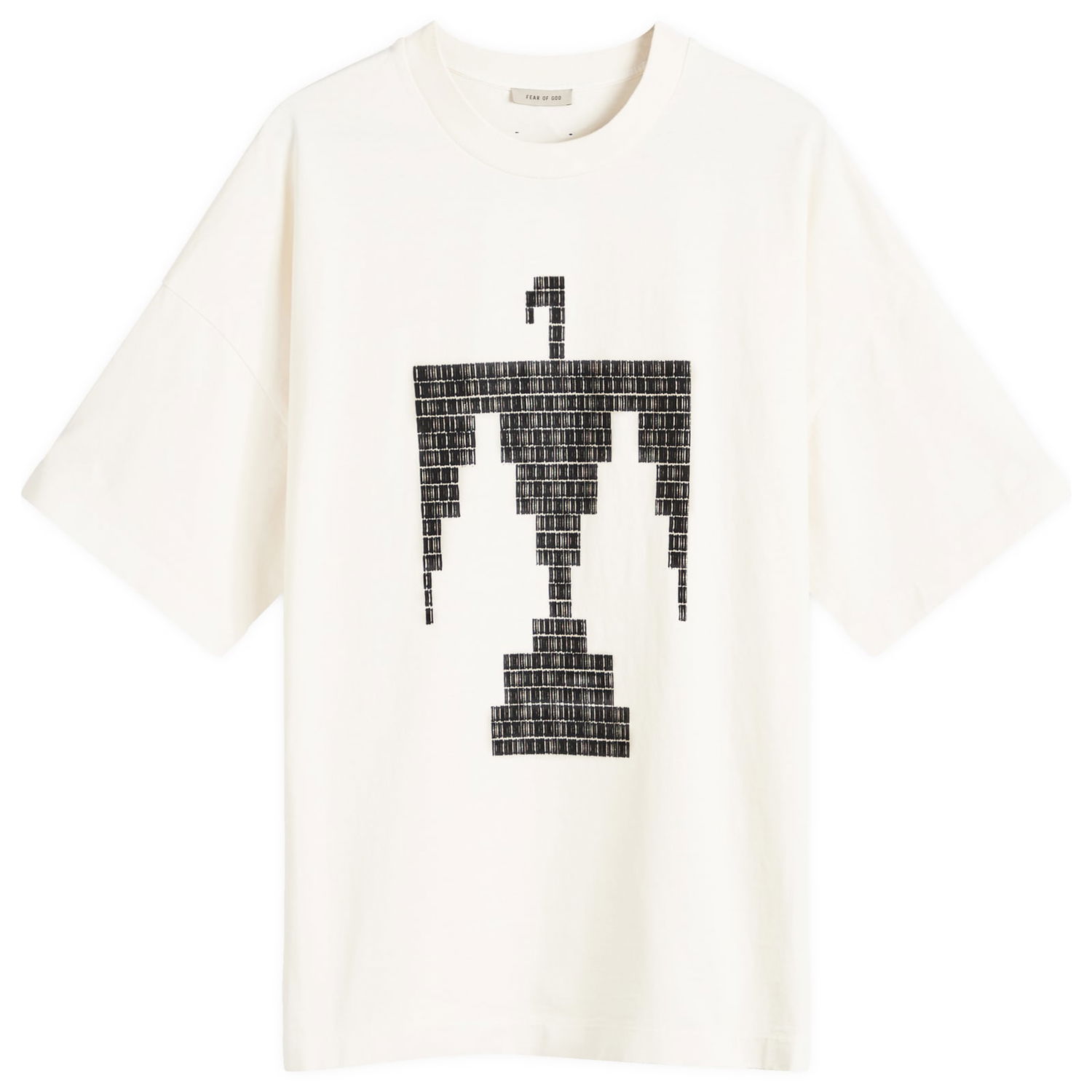 Тениска Fear of God Thunderbird Print T-Shirt Бяло | FG24FW50-10155EBHWJ-107, 0