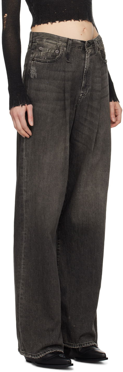 Дънки R13 R13 Damon Pleated Jeans Сиво | R13W3147-D019A, 1