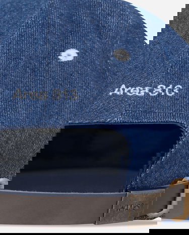 Шапка с козирка WTAPS WTAPS T-6M 05 Denim Baseball Cap Синьо | 251HCDT-HT05 INDIGO, 7