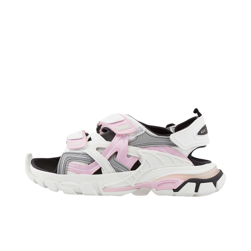 Кецове и обувки Balenciaga Track Sandal White Pink Grey W Бяло | 617543 W3AO2 5912