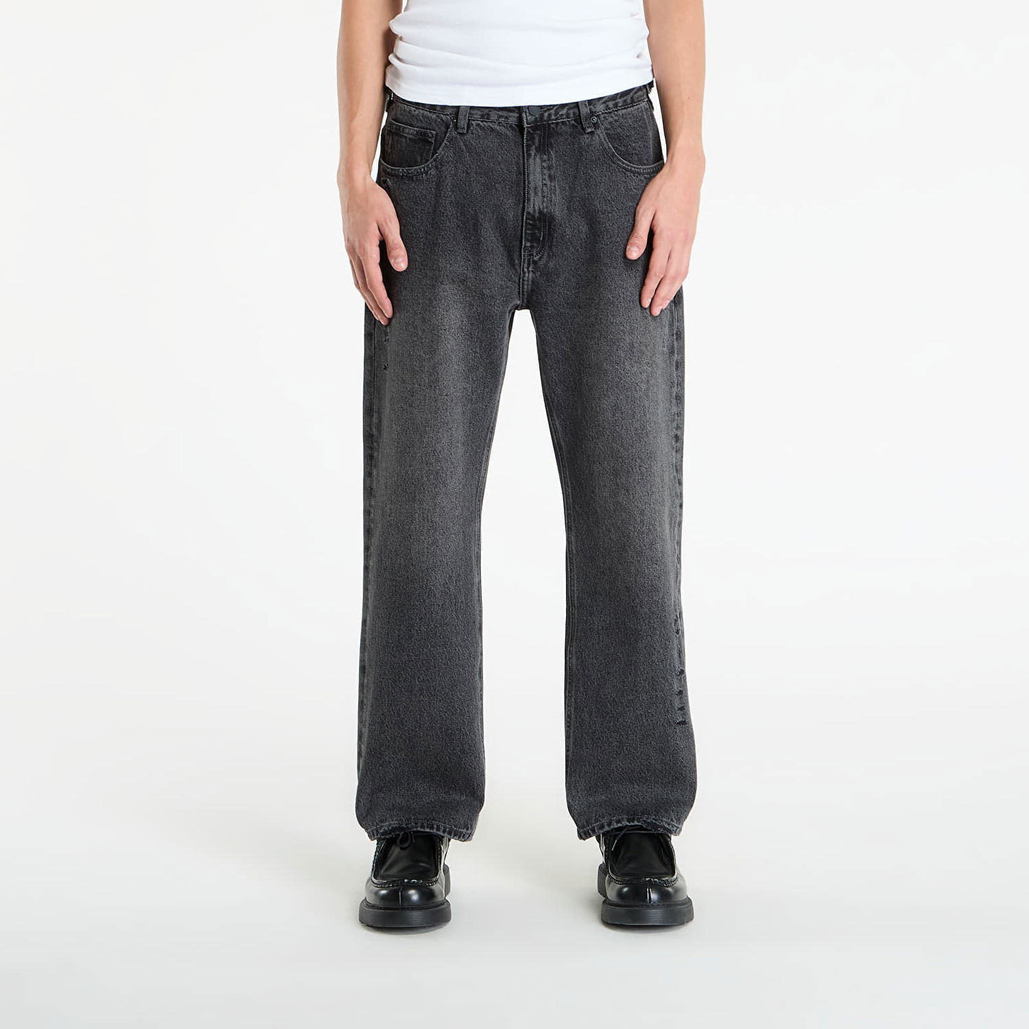 Дънки Footshop Playboy x FTSHP Denim Pants UNISEX Black Черно | FTSHP_515, 0