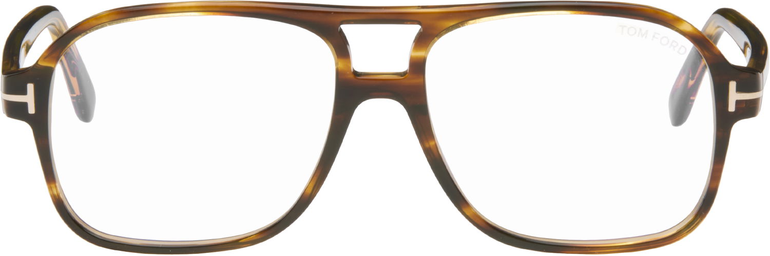 Слънчеви очила Tom Ford Tom Ford Navigator Glasses Кафяво | FT6058-B_58055, 0