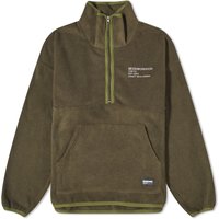 Пуловер Neighborhood Fleece Half Zip Crew Sweater "Olive Drab" Кафяво | 232OKNH-CSM06-OD, 1