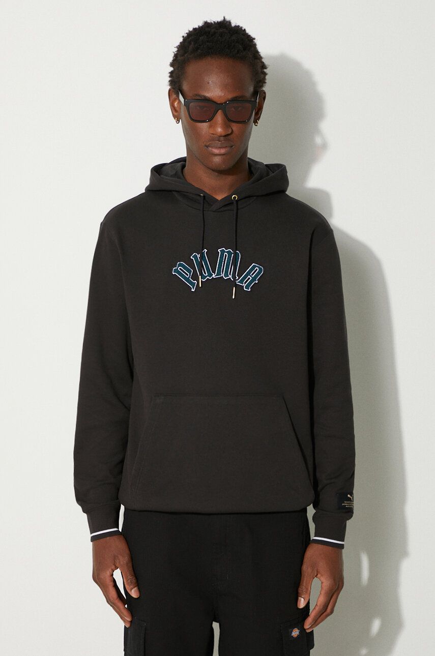 Суитчър Puma Hoodie With Hood Черно | 626766, 0