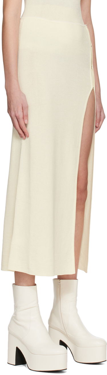 Пола BEC + BRIDGE BEC + BRIDGE Sorrento Midi Skirt with Side Slit Черно | H22-30388, 4