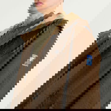 Парка Universal Works British Waxed Cotton Boston Parka Jacket Кафяво | P33003-BRN, 5