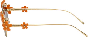 Слънчеви очила Loewe Signature Round-Frame Floral Applique Sunglasses Металик | LW40173UM5130F 840126861532, 2