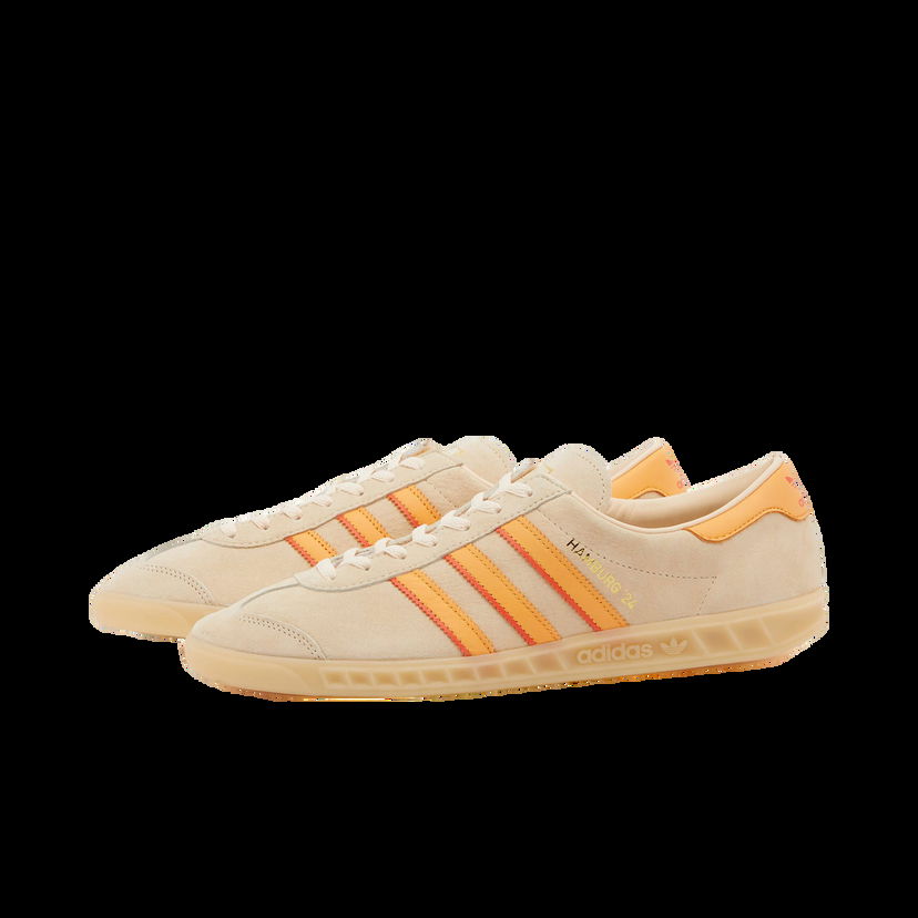 Кецове и обувки adidas Originals Hamburg 24 Sneakers in Crystal Sand/Hazy Orange/Collegiate Orange Оранжево
 | IG2109