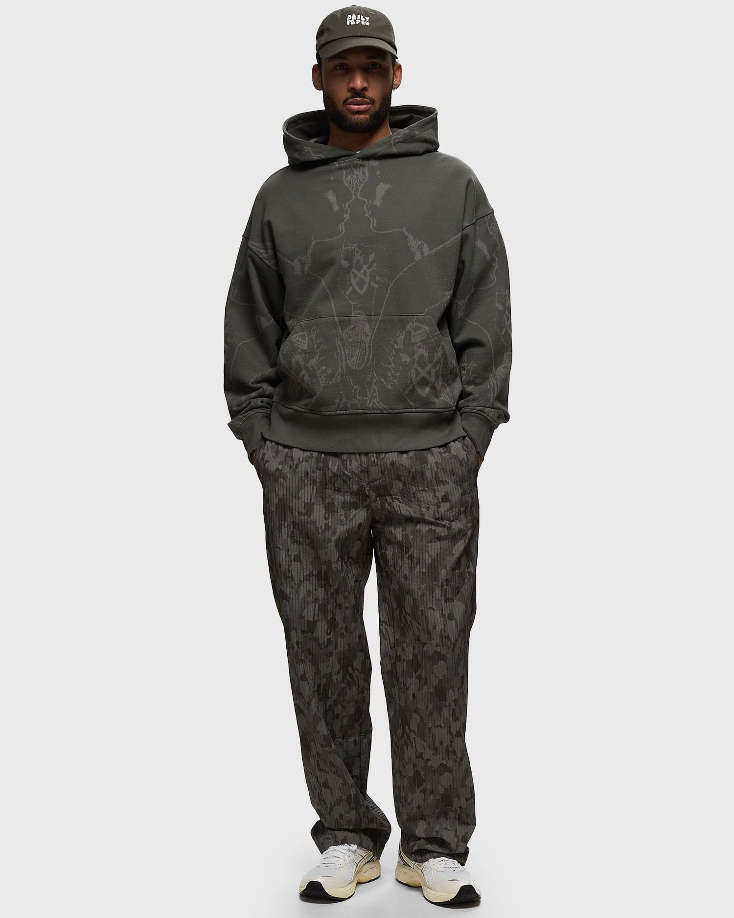 Спортни панталони DAILY PAPER Adetola Community Track Pants Зелено | 2411015, 1