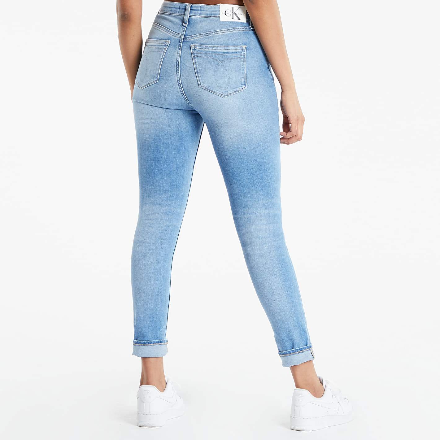 Дънки CALVIN KLEIN High Rise Skinny Denim Medium Синьо | J20J218888 1A4, 1