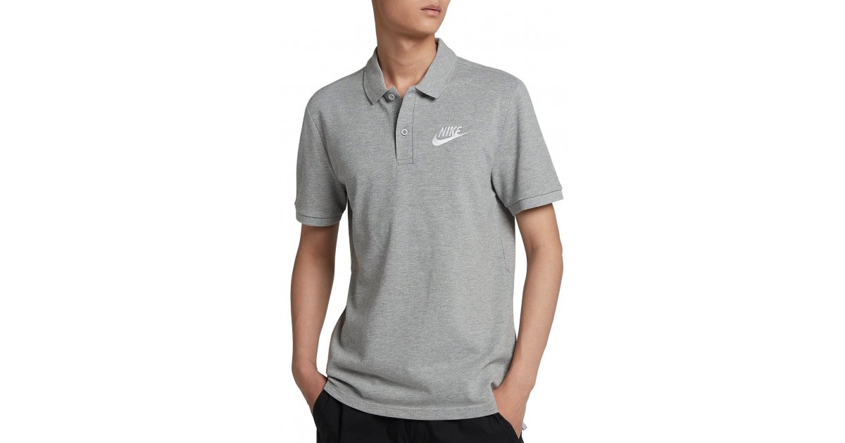 Поло тениска Nike Nike Sportswear Polo Shirt Сиво | 909746-063, 1