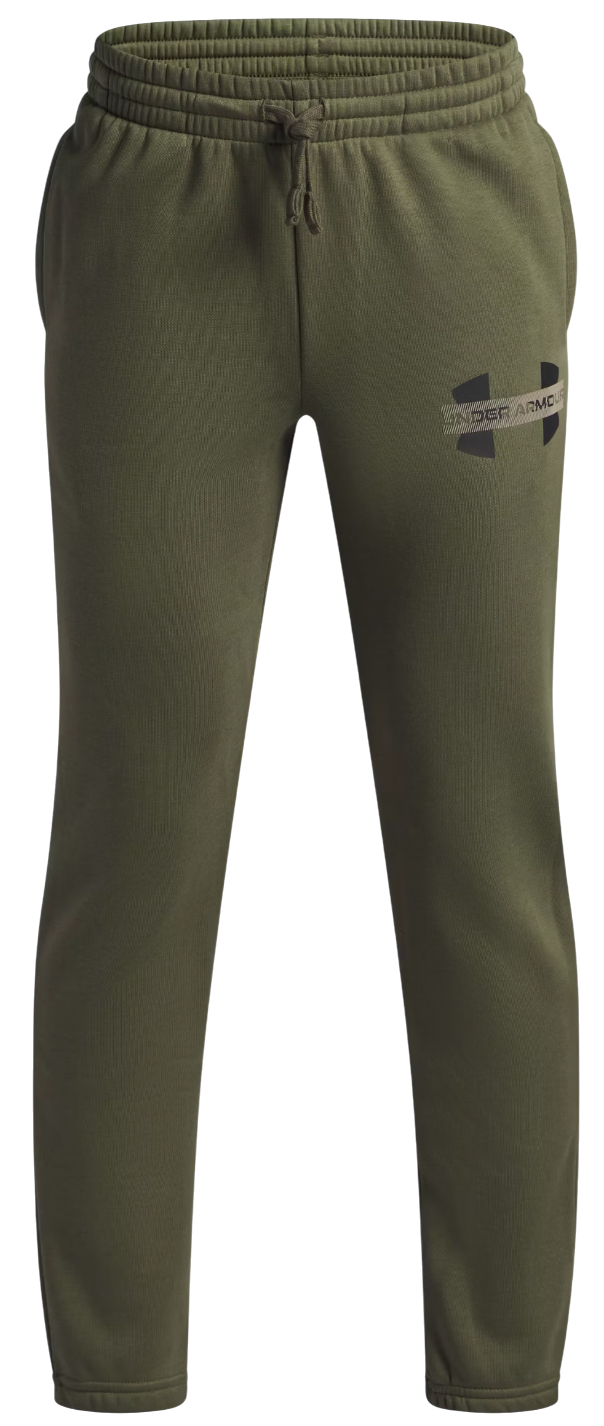 Спортни панталони Under Armour Rival Fleece Graphic Jogger Pants Зелено | 6004995-390, 0