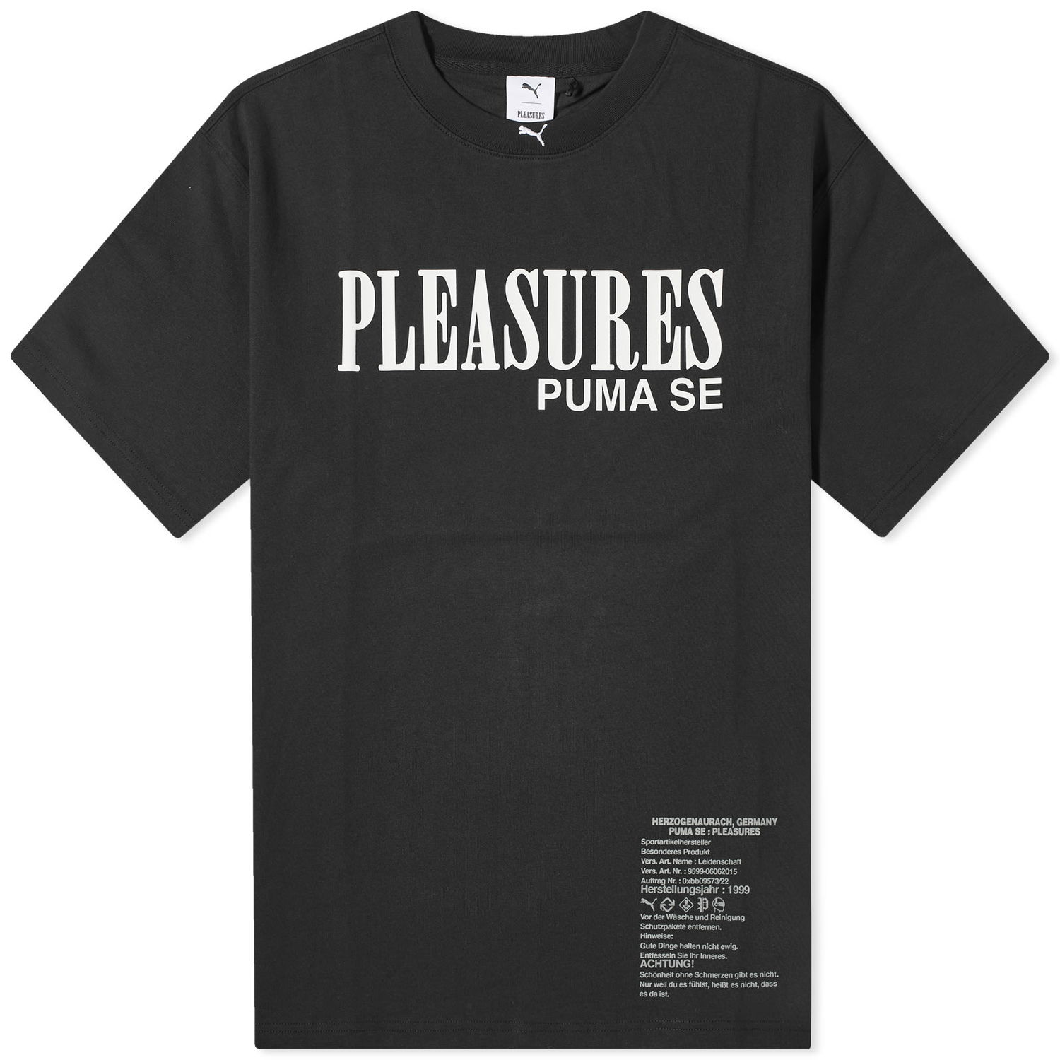 Тениска Puma Pleasures Typo Черно | 620878-01, 0