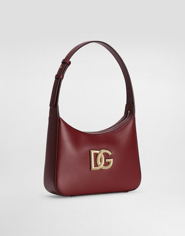 Чанта през рамо Dolce & Gabbana Dolce & Gabbana 3.5 Leather Shoulder Bag Бургунди | BB7598AW57680346, 2