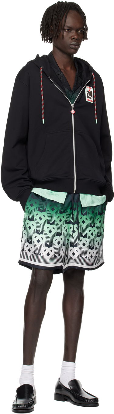 Суитчър Casablanca Casablanca Sunset Valley Zip Hoodie Черно | U-MPF25-JTP-150-01, 3