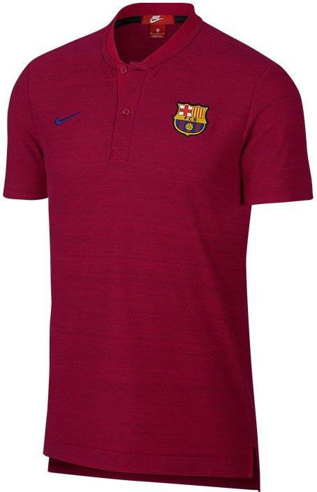 Поло тениска Nike FC Barcelona Authentic Grand Slam Polo Бургунди | 892335-620, 0